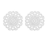 HAPINARY 2piezas Plantillas Troqueladas Troqueles De Corte Para Scrapbooking Moldes De Relieve