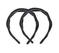 HAPINARY 2piezas Retorcida Trenzada Cruzada Retro Diadema Ancha Para Mujer Accesorio De Cabello Color Sólido Material Fiestas y Eventos