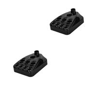 HAPINARY 2piezas Soporte De Taza Para Pigmento y Herramientas De Base De Almacenamiento Organizador Portátil Para Salones Profesionales Color Negro