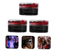 HAPINARY 3 Cajas De Plasma Sanguíneo Maquillaje De Terror De Halloween Sangre Falsa Accesorio De Realista