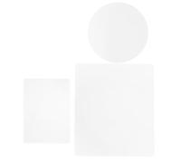 HAPINARY 3 Piezas Placa de Gel Transparente Reutilizable para Impresión Artística Monoprinting y Técnicas Mixtas de Unidades y Redonda Flexible y Duradera para Manualidades Scrapbooking y