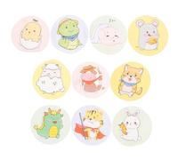 HAPINARY 360piezas Adhesivos Redondos De Animales De Caricatura Tiras Médicas Impermeables y Transpirables Para Curitas Para Heridas Pequeñas y Cicatrices Diseño Creativo y Protección