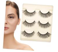 HAPINARY 3pares Pestañas Postizas Kit Pestañas Cat Eye Largas y Reutilizables Aplicación y Para Maquillaje