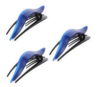 HAPINARY 3Pcs Cañas De De Césped Cañada Plana Cañada Sin Grietas Sin Pliegas Callado De Cabello Clips De Cabello Francés
