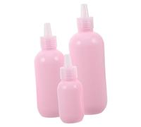 HAPINARY 3piezas Botella De Viaje Vacía Tubo De Loción Vacío Botella De Champú Espumoso Para Recargar Cosméticos Loción y Champú Contenedor De Viaje Para Líquidos