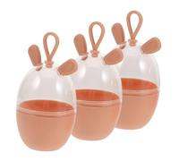 HAPINARY 3piezas Contenedor Para Esponjas Maquillaje Portaesponjas De Estuche Viaje