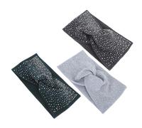 HAPINARY 3piezas Diadema Cruzada Diadema De Diseño Simple Para Yoga Pañuelo Cabeza Compatible