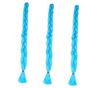 HAPINARY 3piezas Extensiones De Pelo Trenzas Africanas Sintéticas Para Pelucas y Accesorios De Cabello Diseño Elegante y Moderno Para Estilos De Fiesta y Ocasiones Especiales