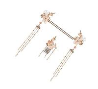 HAPINARY 3piezas Horquillas Chinas y Peina Retro Para Bodas y Cosplay Accesorios De Antiguo Decoración Para Peinados