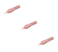 HAPINARY 3piezas Pinza Limpiadora Para Bebés Luz Led Herramienta De Limpieza De Nariz Oídos y Ombligo Color Rosa Accesorio Práctico y Antideslizante