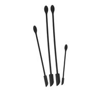 HAPINARY 4 Espátulas De Silicona Para Maquillaje y Cocina Mango Antideslizante Para Mermelada Postres y Pasteles