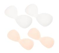 HAPINARY 4 Piezas Almohadillas De Ropa Interior Almohadillas De Sujetador De Esponja Copa Sujetador Deportivo Inserto De Barra De Bikinis Relleno De Sujetador Respirable Sostén Nylon Perder