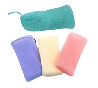 HAPINARY 4 Piezas Bolsa de Malla para Jabón de Jabón Exfoliante Bolsa para Ducha de Baño Unidades