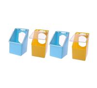 HAPINARY 4 Piezas Caja para Colgar Palomas Jaula para Loros portavasos de Jaula de pájaros bañera para pajaros Bird Bath Juguetes para Perros pequeños Juguetes para Mascotas Cuenca de Agua