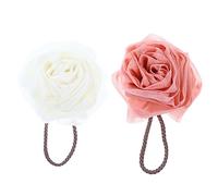 HAPINARY 4 Piezas Flor De Baño Rosa Gel De Ducha De Rosas Esponja Para Platos De Lufa Esponja De Baño De Flores De De Ducha De De Lufa Bath Educación Física