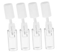 HAPINARY 4 Piezas Gel Fijador de Cejas Transparente Líquido para Peinar Cejas Resistente al Sudor Fijación Rápida y Natural para Maquillaje Diario Fórmula Suave y Ligera para Mujeres