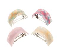 HAPINARY 4 Piezas horquilla de mujer clips para el cabello de las chicas Accesorios para el cabello para mujeres clip de garra de de caballo