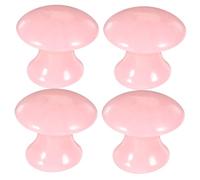HAPINARY 4 Piezas Masajeadores Faciales Forma de Piedras Gua Sha para Esculpir Rostro Cuello y Ojos Dispositivo Manual para Mejorar Absorción de Productos y Estimular Circulación
