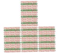 HAPINARY 48 Piezas lima de uñas de navidad Limas de uñas para mujer Limas de uñas para niñas las uñas lima de uñas de tablero clavo de arena Clavos grano de uñas pulidor de uñas de navidad