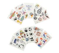 HAPINARY 4piezas Pegatinas De Tatuajes Temporales De Fútbol Coloridos Impermeables y Divertidos Para Fiesta De Fans Para Decorar Rostros y Cuerpos Eventos Deportivos