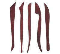 HAPINARY 5 herramientas de modelado de arcilla para construcción manual - Juego ergonómico de escultura de madera para reparación de arcilla polimérica y cerámica, herramientas de tallado de