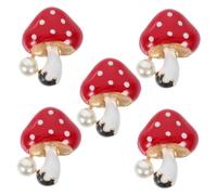 HAPINARY 5 Piezas Clip de coche de setas clips de ventilación de setas para coche difusor de aromas automático Accesorios de automóvil encantos de salida de coche adorno de salida de aire