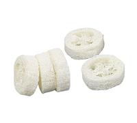 HAPINARY 5 Piezas de Esponja de Lufa Natural para Baño y Ducha, Material Biodegradable y Transpirable, Mantiene el Jabón Seco y Es Adecuado para Uso en Baño