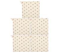 HAPINARY 5 Piezas Pañuelos Absorbentes y Suaves Diseño de Corazones para Ñiño de Algodón de 4 y Grosor, para Uso o Viajes