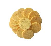HAPINARY 50 Pcs Esponja Desmaquillante Algodón Natural Espuma Facial Limpiadora Almohadillas Desmaquillantes Espuma Limpiadora Facial Cuidado De La Piel