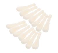 HAPINARY 50piezas Cabezas De Cepillo De Labios Desechables Para Maquillaje Aplicadores De Lápiz Labial Cabeza De Algodón De Maquillaje Para Mujer Para