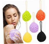HAPINARY 5piezas Bola De Baño Esponja De Ducha Esponja De Lufa Exfoliante Corporal Para Ducha De Baño Para