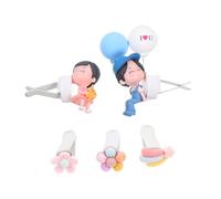 HAPINARY 5piezas Decoración De Ventilación De Coche Adornos De Pareja Clip Aromático Para Automóvil