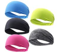 HAPINARY 5piezas Diademas Elásticas Pelo Unidades Antideslizantes Accesorios De Fitness Para Mujeres