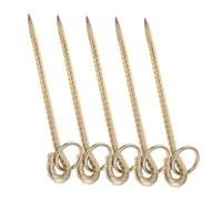 HAPINARY 5piezas Estacas De Amarre para Ganado Resistentes Unids para Perros Camping Jardín Fácil De Transportar