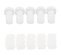 HAPINARY 5piezas Impresora De Uñas Estampadores De Silicona Manicura Diy Estampador De Uñas Francesa Reemplazable