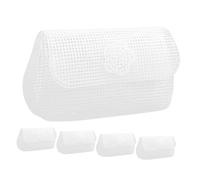 HAPINARY 5piezas Láminas De Malla Plástica Para Manualidades De Material De Costura Para Hacer Bolsos y Rejilla De Crochet Para Arte y Bordado