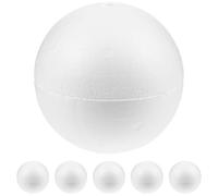 HAPINARY 6 Bolas Huecas de Espuma para Manualidades, Esfera Redonda de Poliestireno, 6 Piezas para Decorar Cortinas y Restaurantes