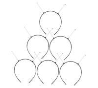 HAPINARY 6 Diademas Antideslizantes Para Mujer Kit De Bricolaje Con Dientes Accesorios Pelo