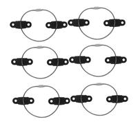 HAPINARY 6 Juegos Anclajes de Seguridad Muebles Antivuelco Armarios Muebles de Tv y Librerías Previene Caídas y Ofrece Protección Infantil