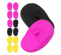 HAPINARY 6 Pares de Oído de Silicona para Tinte de Cabello Resistentes al Reutilizables para Secador y Champú Profesional y Doméstico
