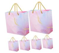 HAPINARY 6 Piezas Bolsa De Bolsas De Mano Favor Bolsas Bolsa De Fiesta Juguete Cajas Mini Bolso Bolsitas Contenedor De Rosa Papel