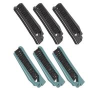 HAPINARY 6 Piezas Peines Plegables para Cabello Unidades Diseño Compacto y Portátil Peines Dobles para Peinado Familiar Accesorios Duraderos para Hombres Mujeres y Fácil Transporte Diario