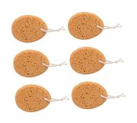 HAPINARY 6 Piezas Unidades Esponjas de Baño Exfoliantes con Estructura de Panal para Ducha Suave y Eficaz para Pieles Adultas y Esponjas Corporales para Limpieza Profunda y Secado Fácil