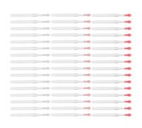 HAPINARY 60 Piezas Herramientas De Maquillaje Reutilizables Cepillo De Labios De Silicona Depurador De Labios