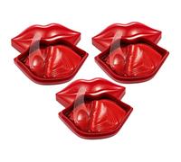 HAPINARY 60 Piezas Máscara De Labios Película De Labios Hidratante Para Labios Membrana Labial Para El Cuidado De Los Labios Labio Tela No Tejida Rojo