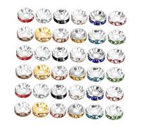 HAPINARY 600 Cuentas Espaciadoras De Metal Para Manualidades, Cuentas De De Imitación Para Hacer Joyas, Dijes Para Hacer Joyas.