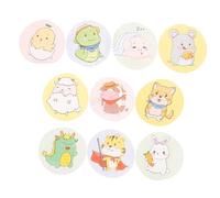 HAPINARY 600piezas Mini Round Adhesive Bandages Cartoon Animal Pattern for Kids Breathable Design for Small Wounds Babies and Toddlers