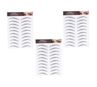 HAPINARY 6hojas Tatuajes De Cejas Temporales Impermeables De Pegatinas De Cejas Imitación Para Maquillaje Natural y Rápido Sin Daño La Piel
