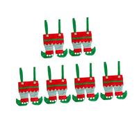 HAPINARY 6piezas Bolsas Navidad Funda Decorativa Para Fiestas Suministros De Celebración Divertidos