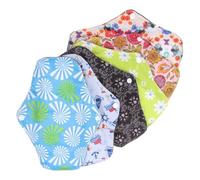 HAPINARY 6piezas Compresas Menstruales Reutilizables Lavables Almohadillas Sanitarias Impermeables Para y Ecológicas y Cómodas